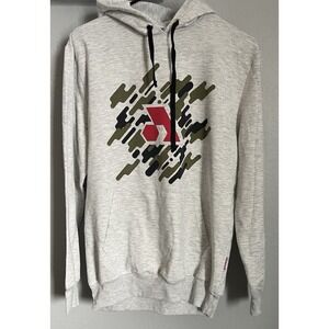 NEW! Arsenal Hoodie Pullover Sweater Heathered Gray Men's Size Medium